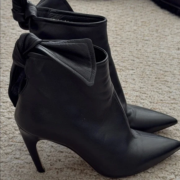 Dior leather bow booties - Picture 7 of 17